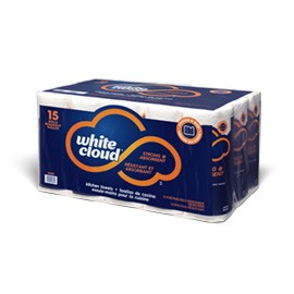 Kruger 10820 White Cloud Strong & Absorbent Kitchen Towel Ply Pack 90 sheets 15/CS
