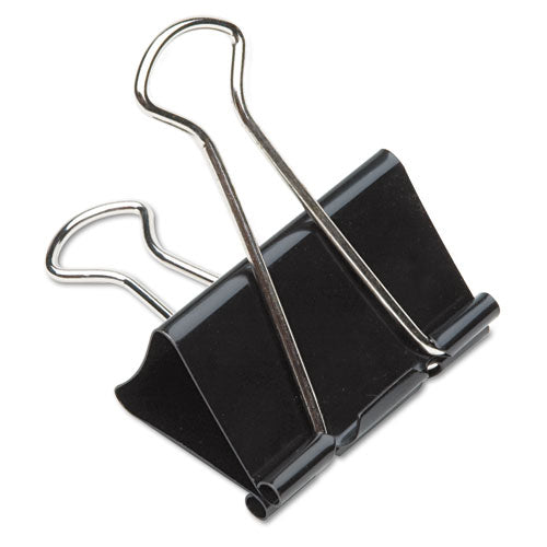 Abilityone 7510002855995 Nsn2855995 Skilcraft Binder Clip, Large, Black/silver, Dozen