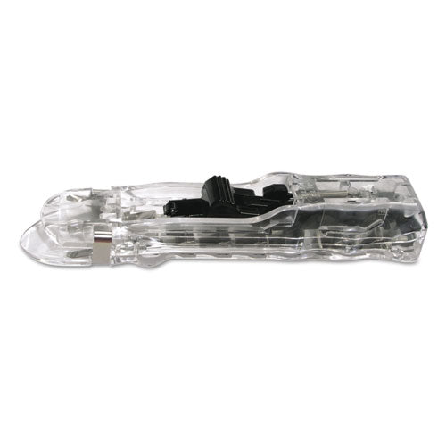Abilityone 7510013174220 7510013174220 SKILCRAFT Clam Clip Dispenser, Medium, Clear/Silver, 8 Clips/Dispenser, 12 Dispensers/Pack