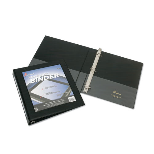 Abilityone 7510014621390 7510014621390 Skilcraft Framed Slant-D Ring View Binder, 3 Rings, 1" Capacity, 11 X 8.5, Black
