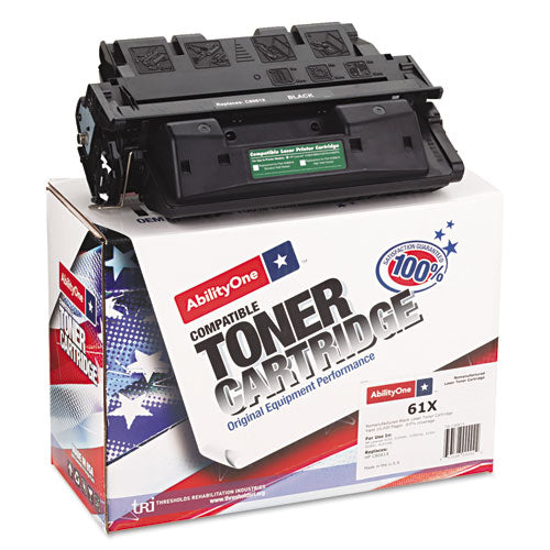 Abilityone 7510015606574 7510015606574 Remanufactured C8061x (61x) High-Yield Toner, 10,000 Page-Yield, Black