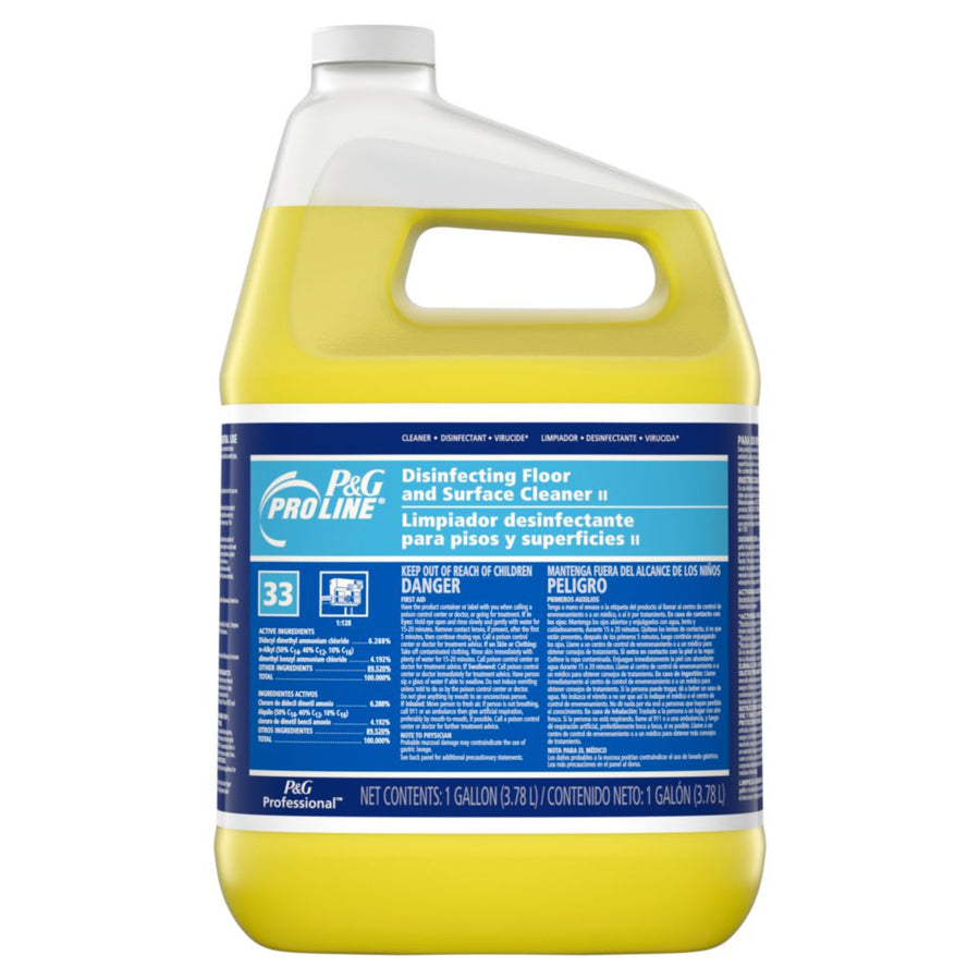 P&g Professional 02039 Disinfecting Floor & Surface Cleaner II, Closed Loop, 1 Gallon 4/CS