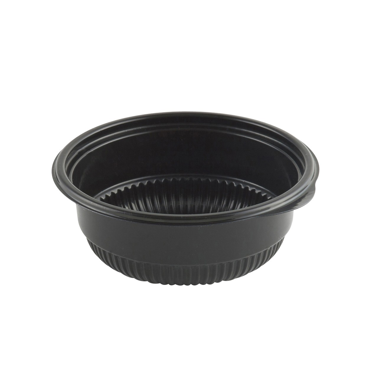 Anchor Packaging 4604818 / M4808B 4.75" Microwavable Round Bowl 8 oz Black 540/CS