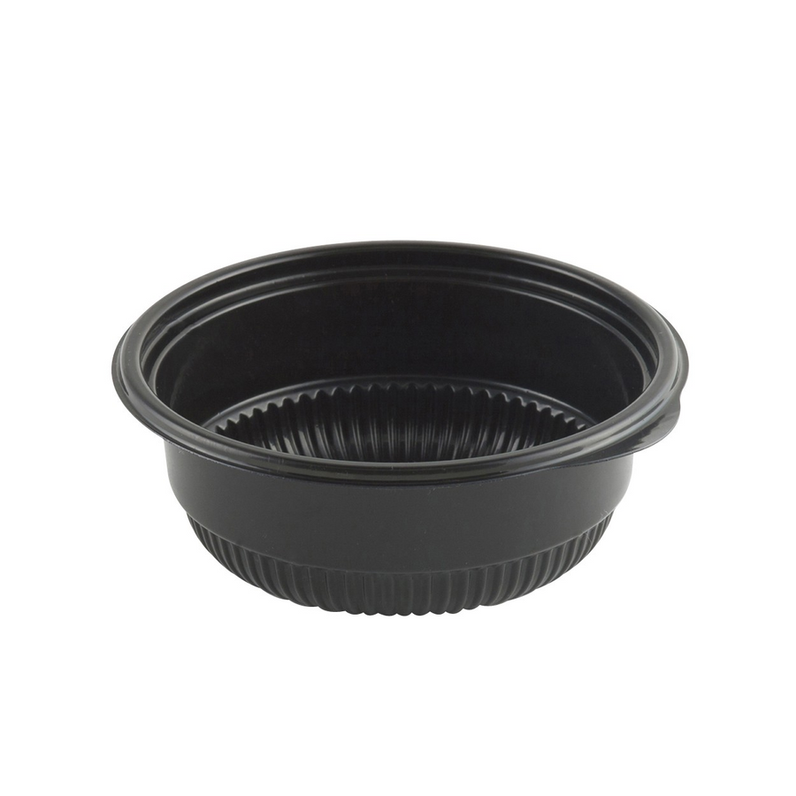 Anchor Packaging 4604818 / M4808B 4.75" Microwavable Round Bowl 8 oz Black 540/CS