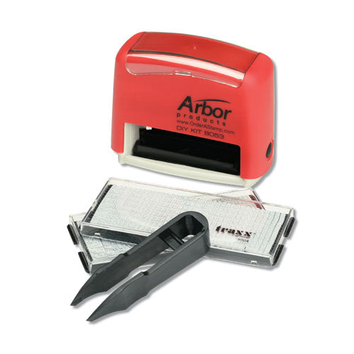 Abilityone 7520002643718 7520002643718 Skilcraft Self Inking Do-It-Yourself Stamp Kit, Black