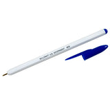 Abilityone 7520-01-058-9977 7520010589977 Skilcraft Ballpoint Pen, Stick, Medium 1 Mm, Blue Ink, White Barrel, Dozen
