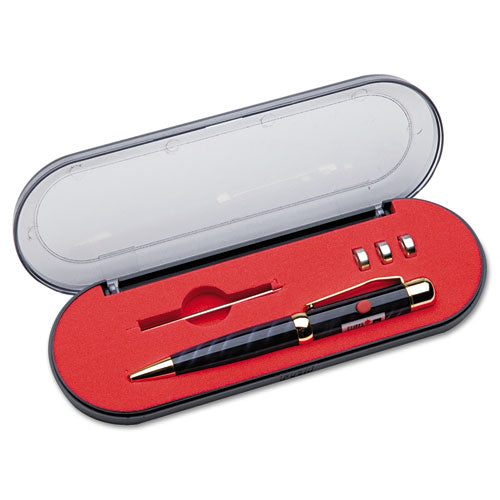 Abilityone 7520014393397 7520014393397 Skilcraft Congressional Laser Liberty Collection Ballpoint Pen, Retractable, Medium 1 Mm, Blue Ink, Gray Barrel
