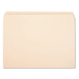 Abilityone 7530002910098 7530002910098 SKILCRAFT Manila File Folder, Straight Tabs, Letter Size, 0.75" Expansion, Manila, 100/Box