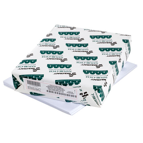 Abilityone 7530015399832 7530015399832 SKILCRAFT Nature-Cycle Copy Paper, 92 Bright, 3-Hole Punch, 20lb Bond Weight, 8.5 x 11, White, 500/RM, 10 RM/CT