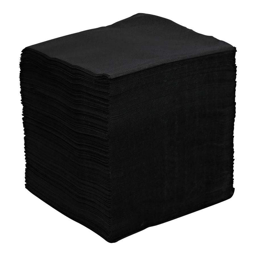 Empress BN 4250BLK Beverage Napkin 9 x 9, Black, 2-Ply 1000/CS