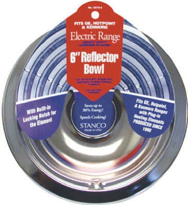 6" CHR Lock Notch Bowl
