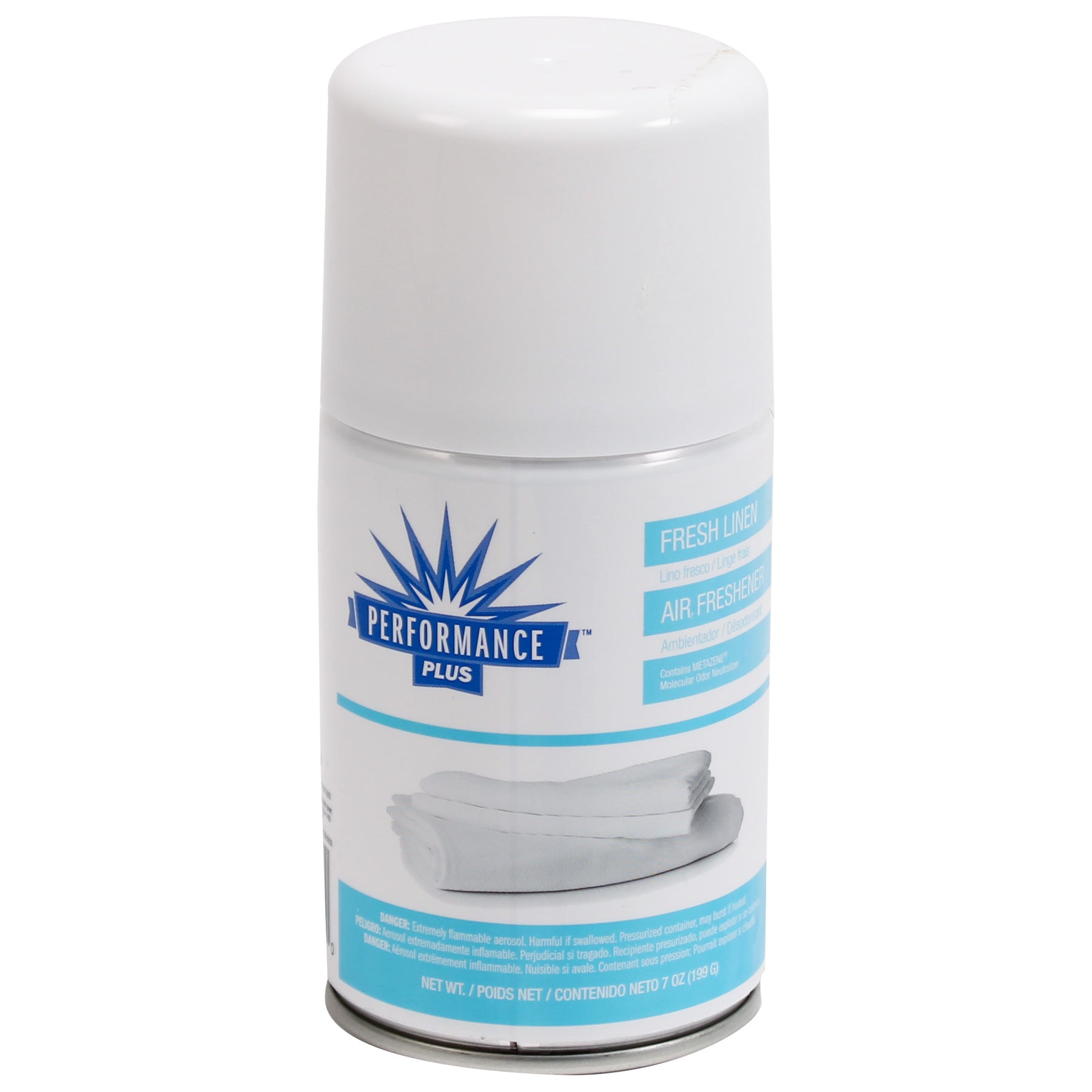 Performance Plus PPMAFL-05 Metered Aerosol Fresh Linen 7 oz Can Air Freshener 12/CS