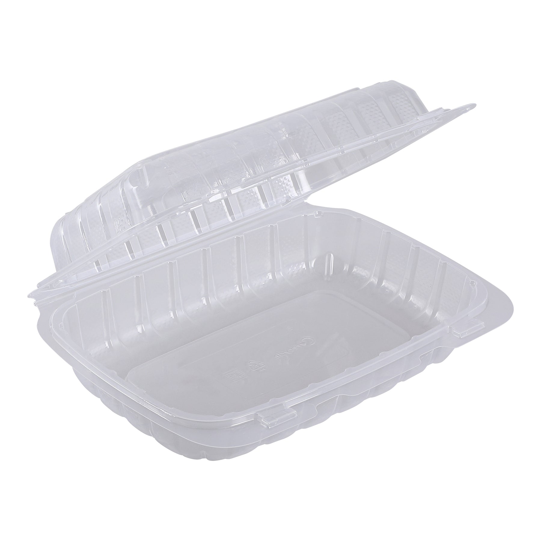 Empress ECLPPHL-96 PP Hinged Container Vented Clear 9" x 6" 1 Compartment 200/CS
