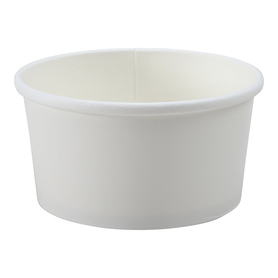 Empress EFC-8-BULK Paper Food / Soup Container Bulk 8 oz White 500/CS
