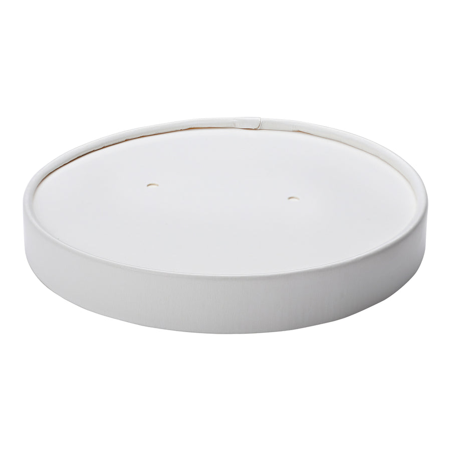 Empress EFC-LID Paper Vented Lid White For 8 oz - 16 oz 500/CS