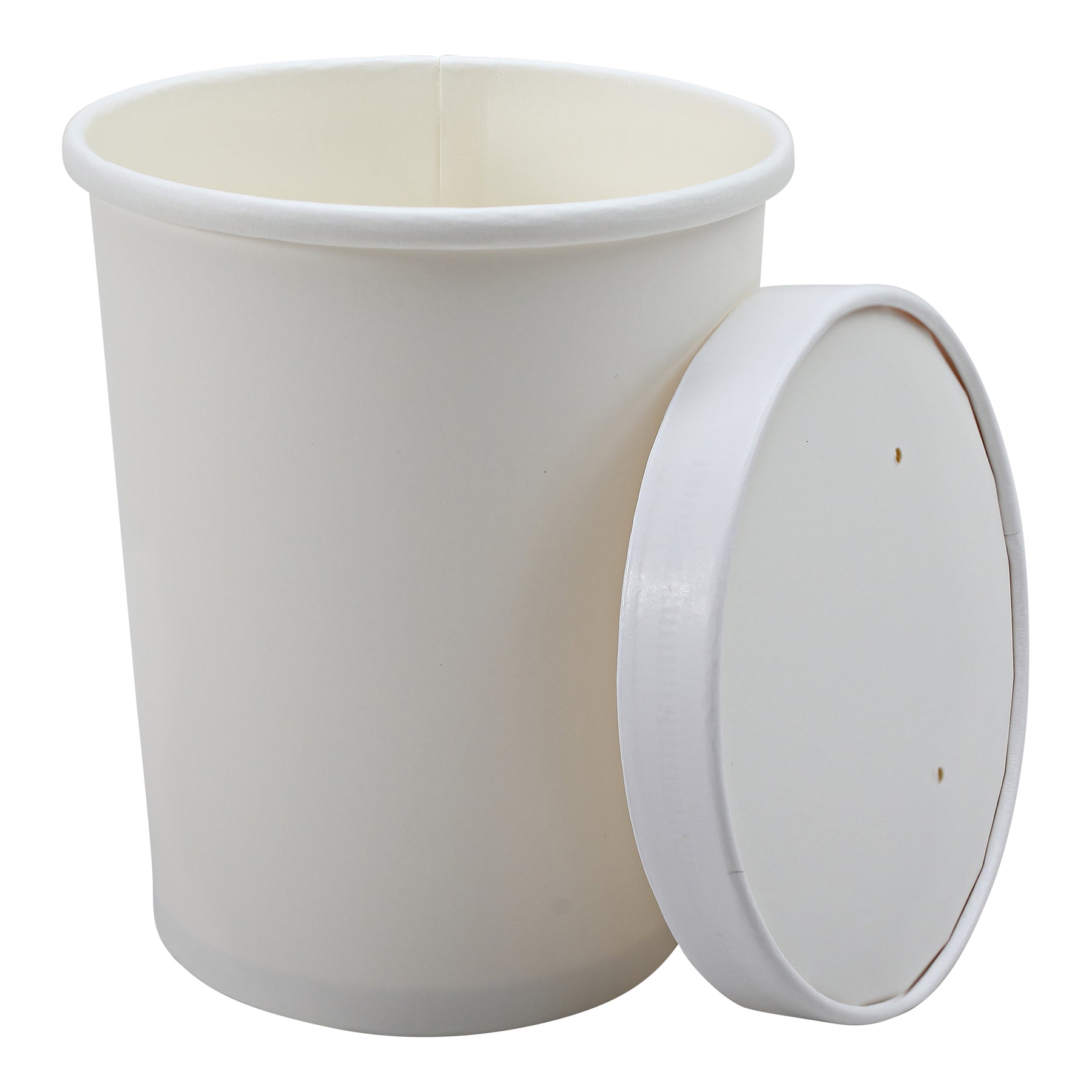 Empress EFC-32-COMBO Paper Food / Soup Container w/ Lid 32 oz White Combo 250/CS