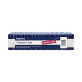 Highland 5910K12 Transparent Tape, 1" Core, 0.75" X 83.33 Ft, Clear, 12/pack 2