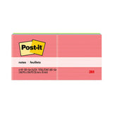 Post-IT Notes 630-6AN Original Pads in Poptimistic Collection Colors, Note Ruled, 3" x 3", 100 Sheets/Pad, 6 Pads/Pack 2