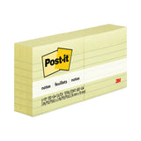 Post-IT Notes 630-6PK Original Pads in Canary Yellow, Note Ruled, 3" x 3", 100 Sheets/Pad, 6 Pads/Pack 2