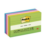 Post-IT Notes 635-5AU Original Pads in Floral Fantasy Collection Colors, Note Ruled, 3" x 5", 100 Sheets/Pad, 5 Pads/Pack 2