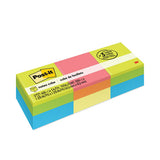 Post-IT Notes 2051-3PK Mini Cubes, 1.88" x 1.88", Green Wave and Orange Wave Collections, 400 Sheets/Cube, 3 Cubes/Pack 2