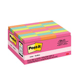 Post-IT Notes 65324ANVAD Original Pads in Poptimistic Colors, Value Pack, 1.38" x 1.88", 100 Sheets/Pad, 24 Pads/Pack 2