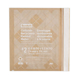 Scotch 7100258635 Curbside Recyclable Padded Mailer, #2, Bubble Cushion, Self-Adhesive Closure, 11.25 x 12, Natural Kraft, 100/Carton 2