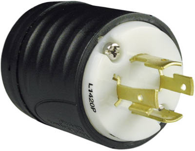 20A BLK/WHT 4Wire Plug