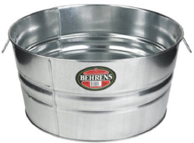 15GAL Galv RND Tub
