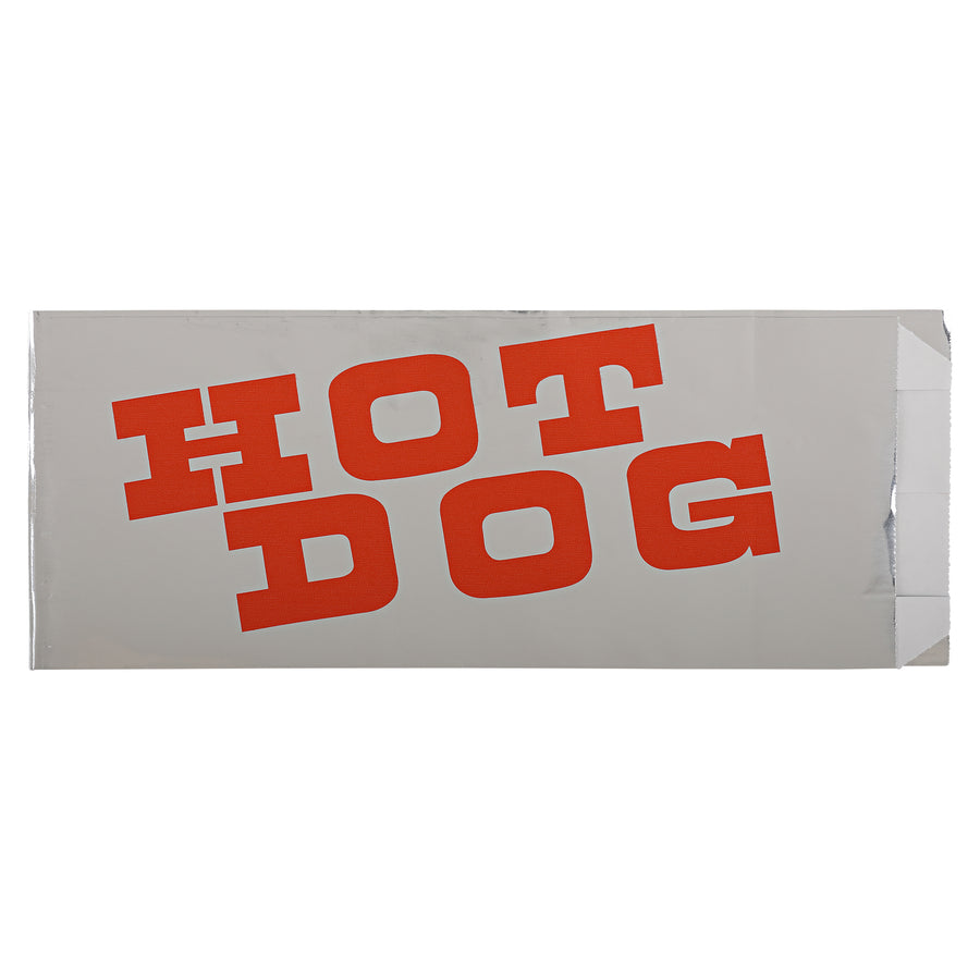 Empress EMFB351585HD Foil/Paper Bag, 6.5 mic "Hot Dog" Print 3.5"x 1.5"x8.5" 1000/CS