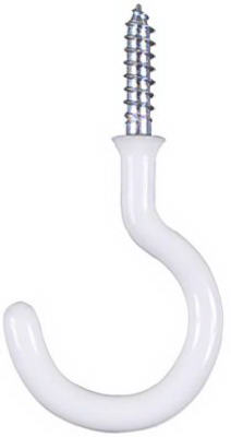 50PK 3/4" WHT Cup Hook