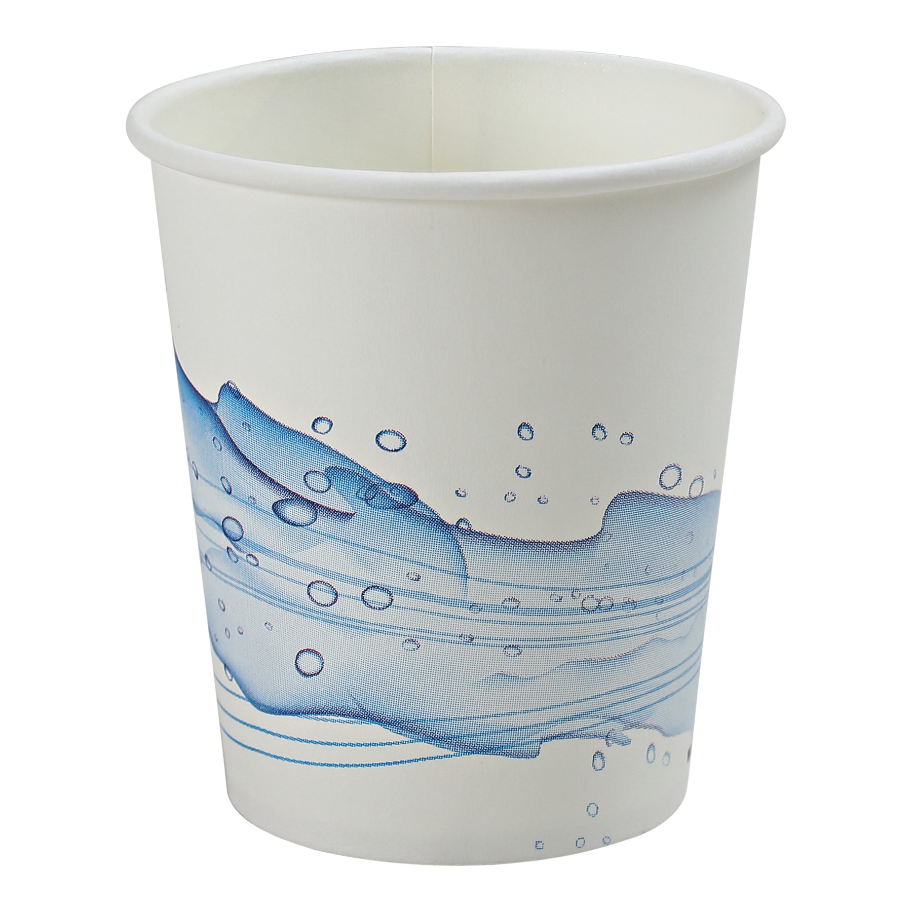 Empress ECC7-P Paper Cold Cup 7 oz , "Cool Wave" Stock Print 2500/CS