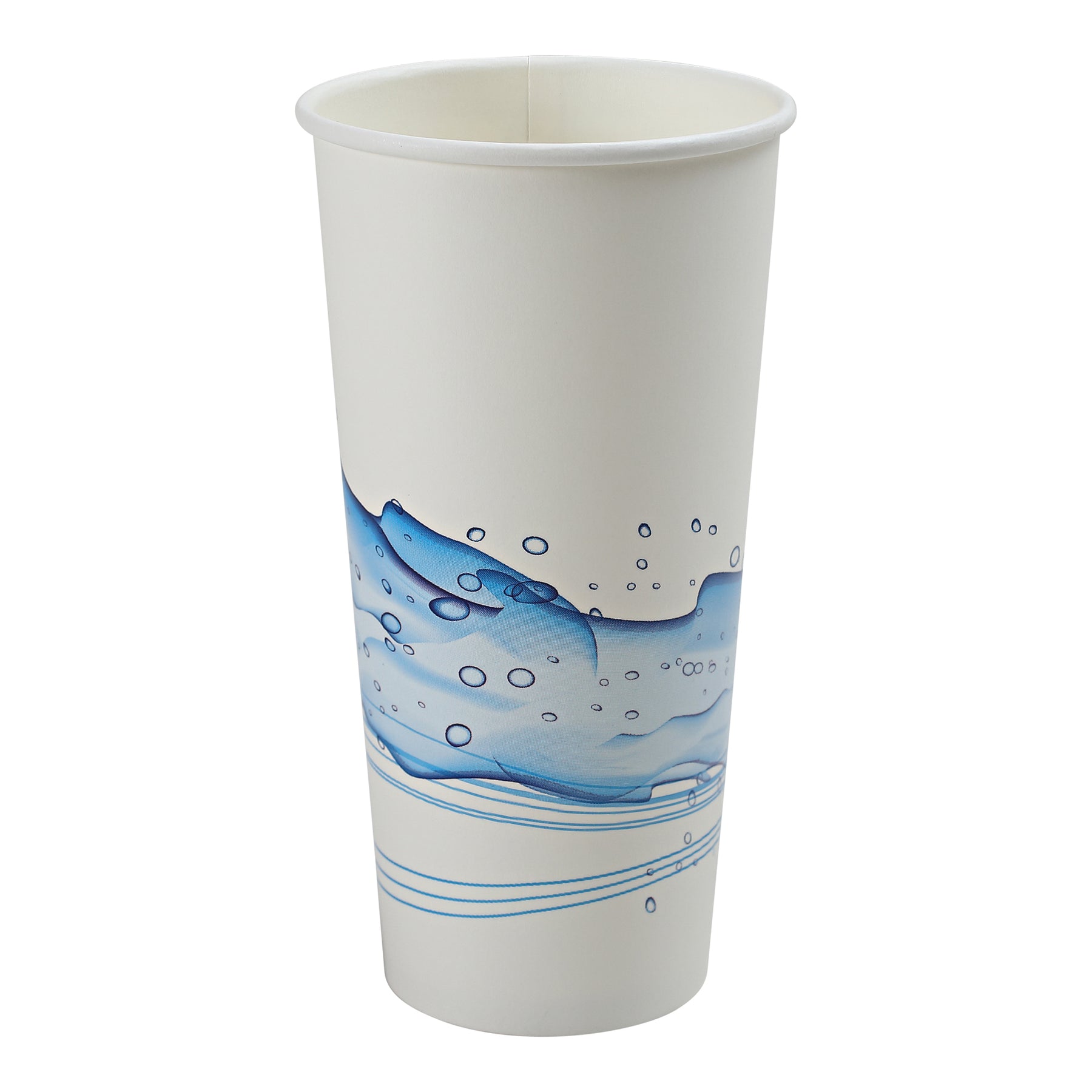 Empress ECC22-P Paper Cold Cup 22 oz , "Cool Wave" Stock Print 1000/CS