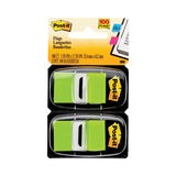 Post-IT Flags 680-BG2 Standard Page Flags In Dispenser, Bright Green, 100 Flags/dispenser 2