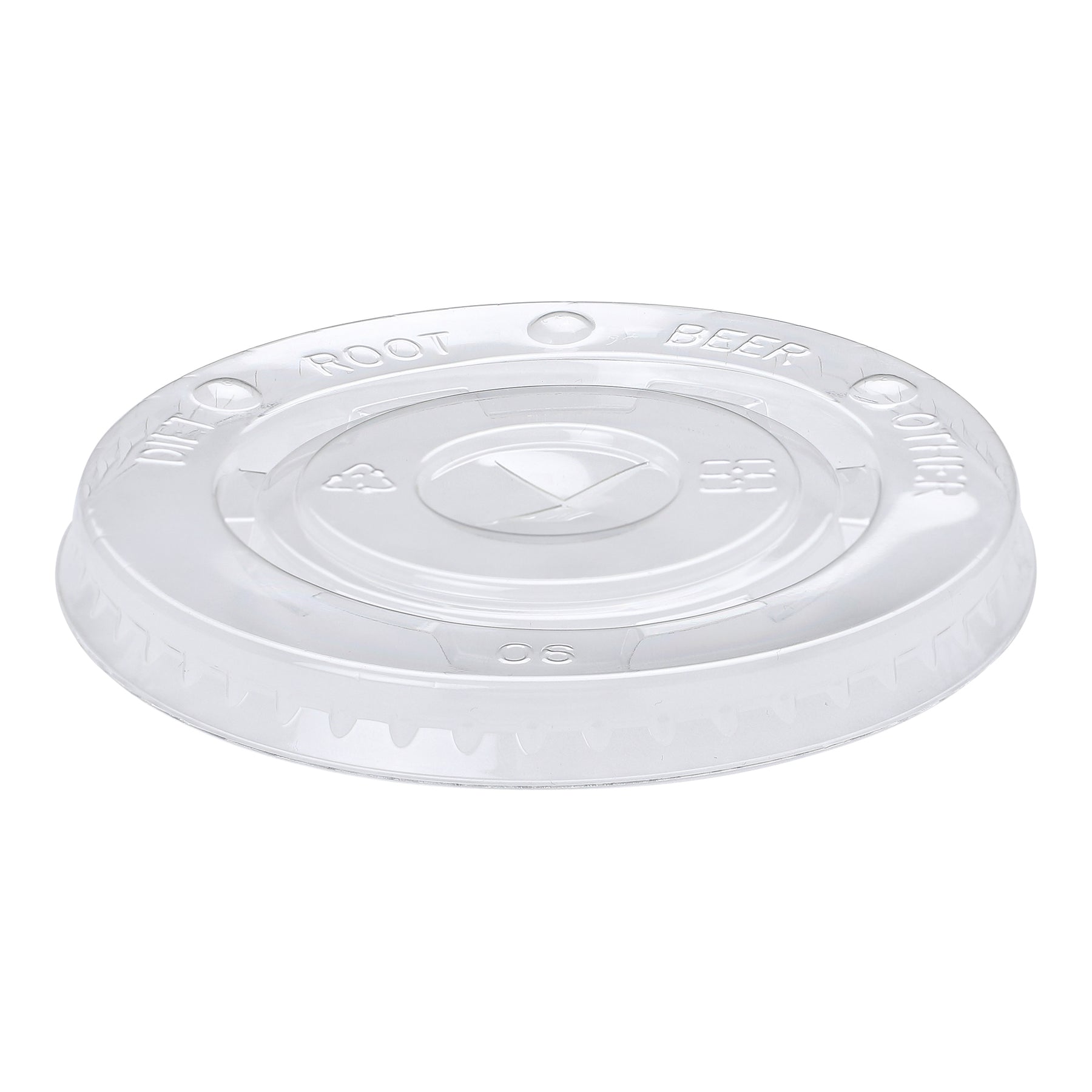 Empress ECCFLID-12-22 Paper Cold Cup Lid w/ Slot For 12 - 22 oz 1000/CS