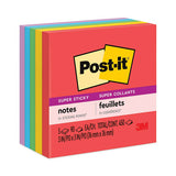 Post-IT Notes Super Sticky 654-5SSAN Pads in Playful Primary Collection Colors, 3" x 3", 90 Sheets/Pad, 5 Pads/Pack 2
