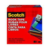 Scotch 845 Book Tape, 3" Core, 2" X 15 Yds, Clear 2