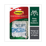 Command 17017CLR-AWES All Weather Hooks And Strips, Plastic, Small, 16 Clips And 20 Strips/pack 2