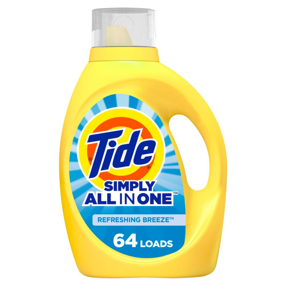 P&g Professional 13143 Tide HEC Liquid Laundry Detergent 84 oz , Simply Refreshing Breeze 4/CS