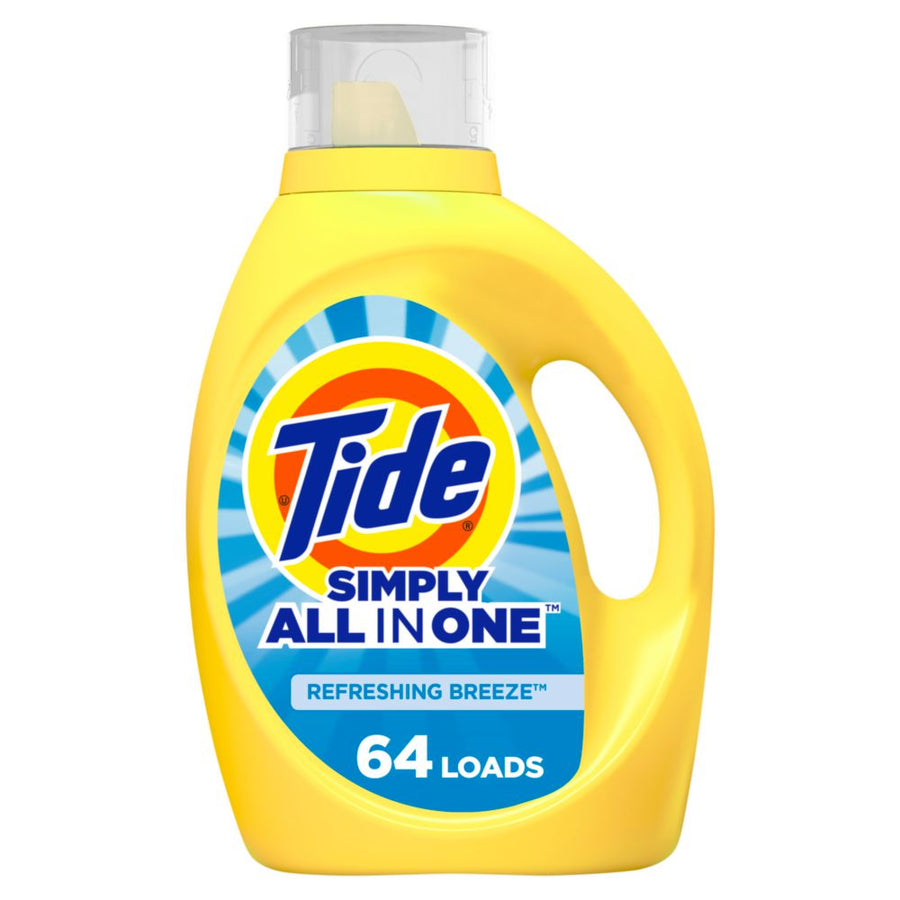 P&g Professional 13143 Tide HEC Liquid Laundry Detergent 84 oz , Simply Refreshing Breeze 4/CS