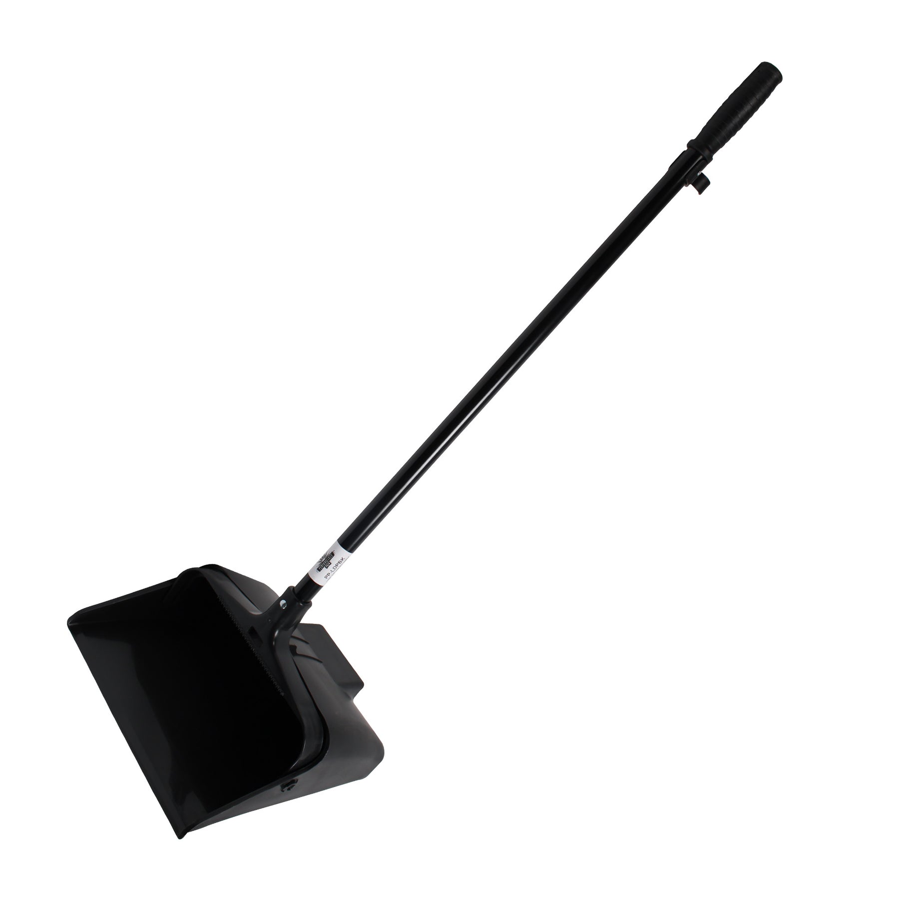 Performance Plus PP-LDPBK Lobby Dust Pan w/ 36" Metal Handle Black