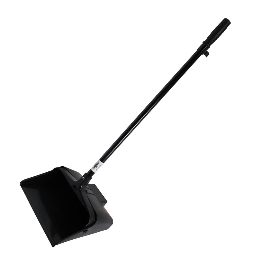 Performance Plus PP-LDPBK Lobby Dust Pan w/ 36" Metal Handle Black