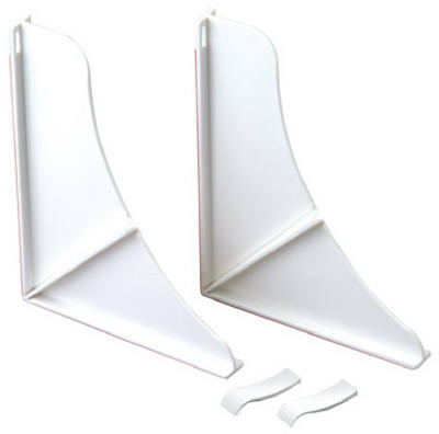 2PK WHT SHWRSplashGuard