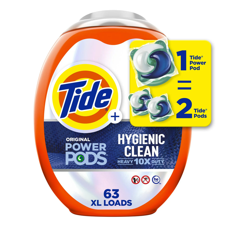 P&g Professional 14117 Tide Liquid Detergent PWR 63 ct, Mega Pods Original Scent 4/CS