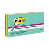 Post-IT Dispenser Notes Super Sticky R330-6SSMIA Pop-up 3 x 3 Note Refill, 3" x 3", Supernova Neons Collection Colors, 90 Sheets/Pad, 6 Pads/Pack 2
