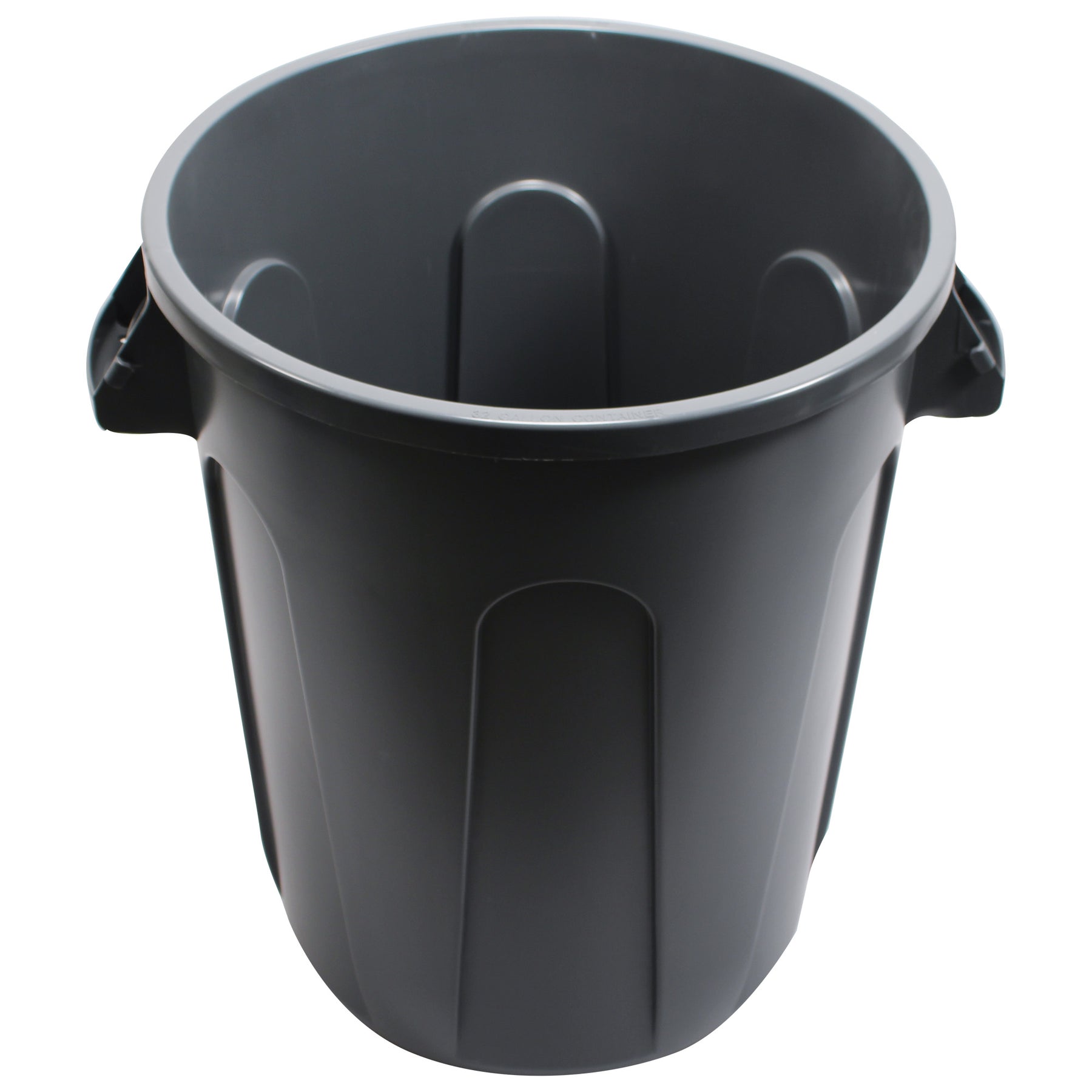 Performance Plus PPBS-32G-EA Round Waste Receptacle 32 Gallon , Gray