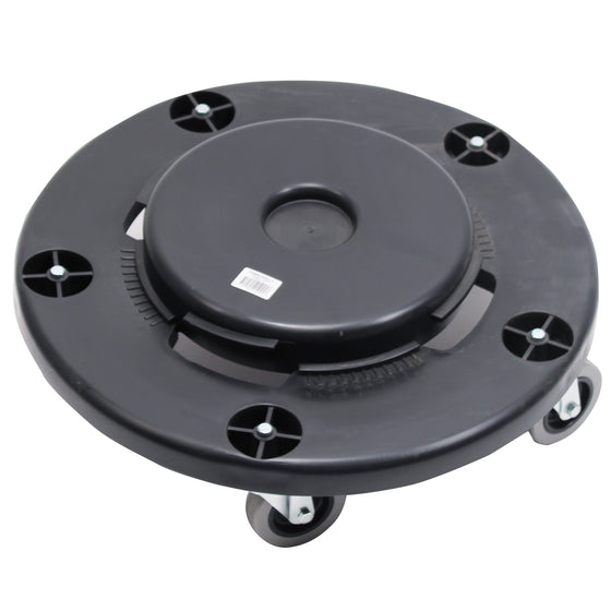 Performance Plus PPBS-DOLLY-EA Universal Dolly for 32, 44, 55 Gal For Round Waste Receptacles , Black