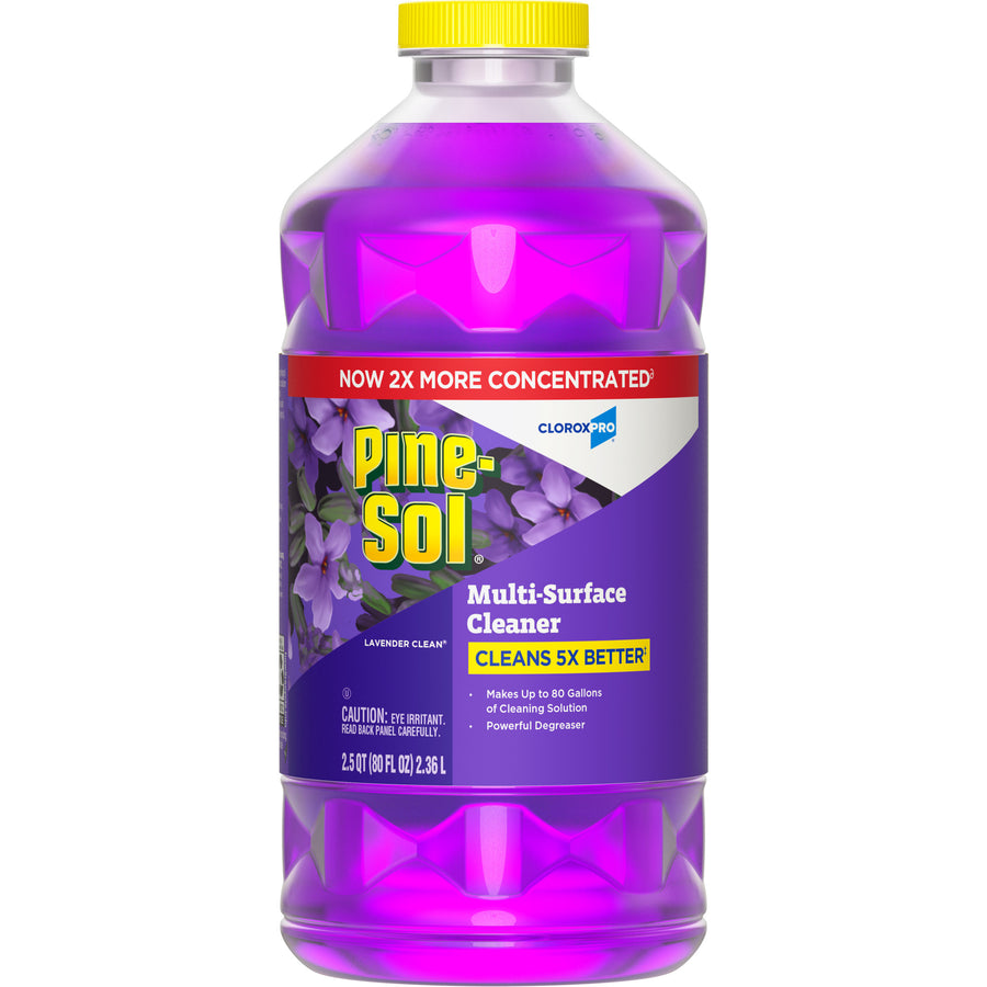 Clorox 60608 Pine-Sol Multi-Surface Cleaner 80 fluid oz., Lavender , Purple 3/CS