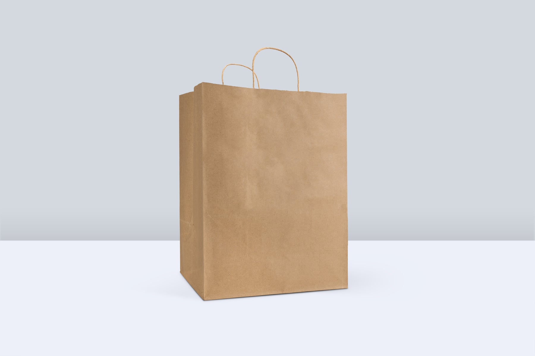 Reddi-2-GO KRFTW12916 Reddi-2-Go Twist Handle Paper Bag 12" x 9" x 15.75" , Kraft , 65# 200/CS