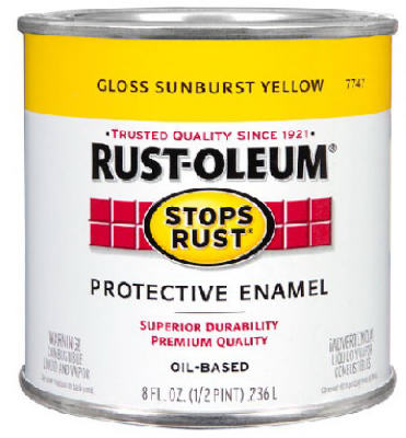 1/2PT YEL Stops Rust